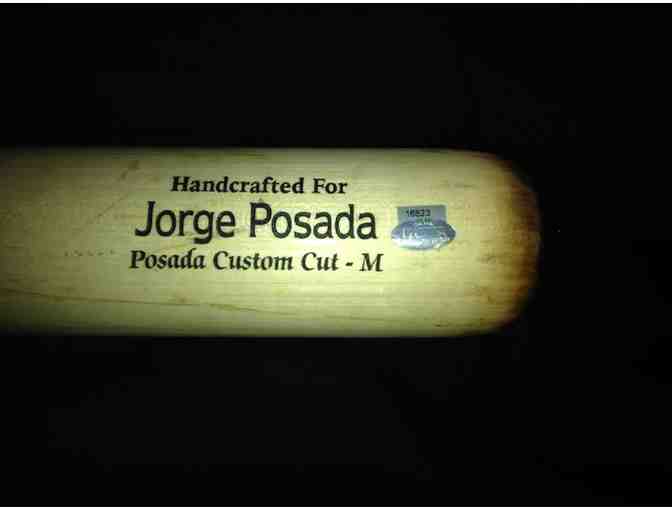 Jorge Posada Game Issued Bat - Final Season