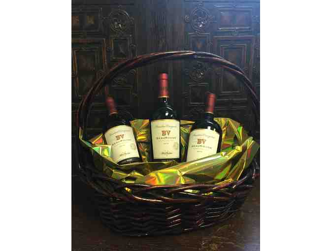 A Basket of Red Wines - A Great Housewarming or Holiday Gift!