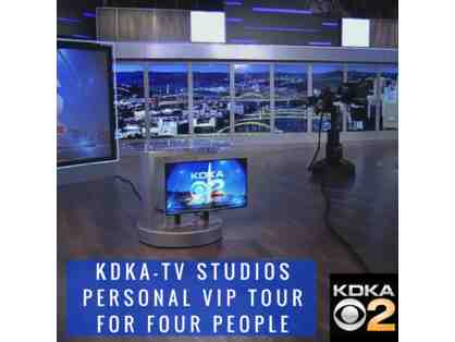 KDKA-TV's Anne Linaberger Gives Personal VIP Tour of Studios for 4 People