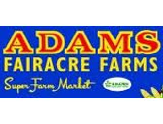 Adams Fairacre Farms $50 Gift Certificate