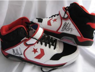 Philadelphia 76er Elton Brand's Worn & Signed Game Shoes