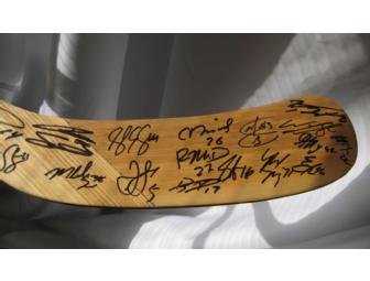 2011-12 NY Rangers Team Autographed Hockey Stick
