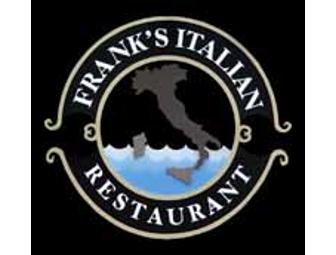 Frank's Italian Restaurant and Pizzeria - Wappingers Falls, NY