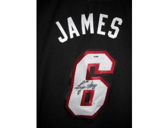 LeBron James Autographed Miami Heat Jersey