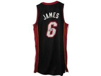 LeBron James Autographed Miami Heat Jersey