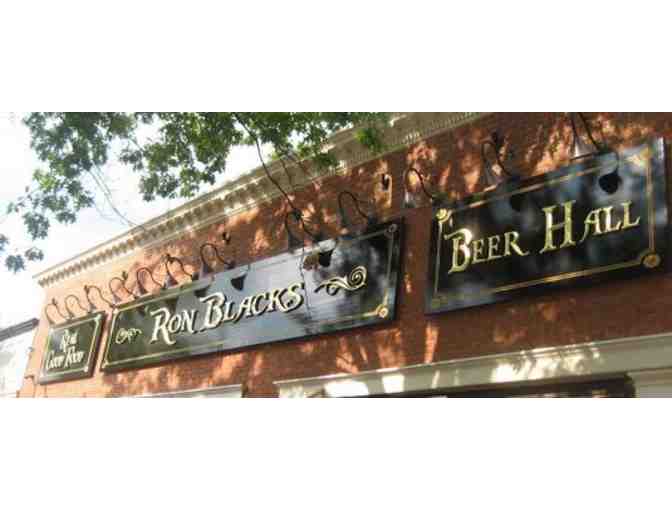 $50 Gift Certificate to Ron Blacks Beer Hall - White Plains, NY