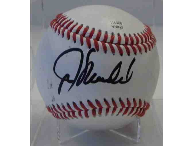 Baseball signed by Cubs manager Joe Maddon