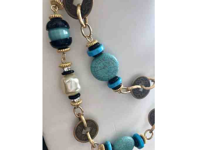 Lawrence Vrba Teal Necklace