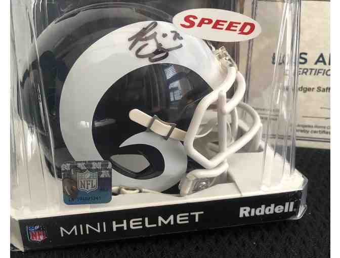 Los Angeles Rams Rodger Saffold Autographed Mini Helmet