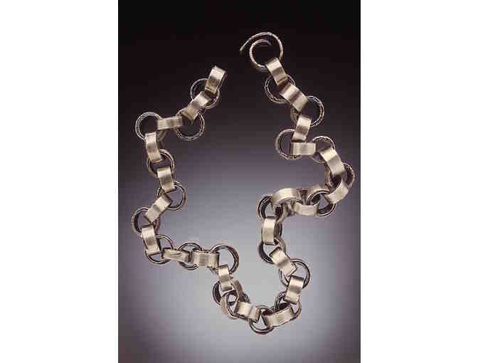 'Rough Edge link necklace' by Nova Samodai
