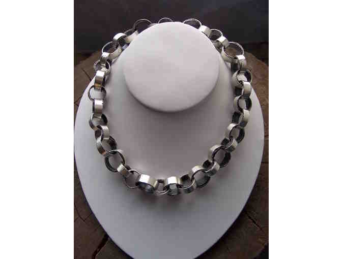 'Rough Edge link necklace' by Nova Samodai