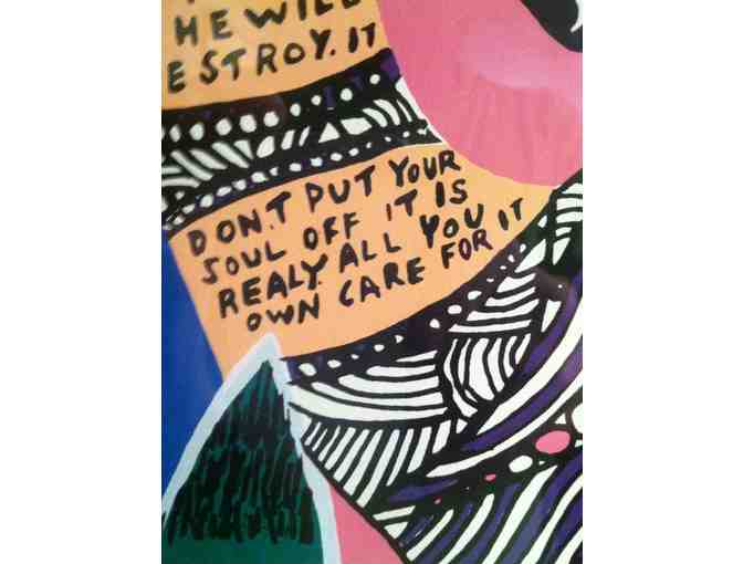 The Rules of Life (Cow Lady) Serigraph, Signed