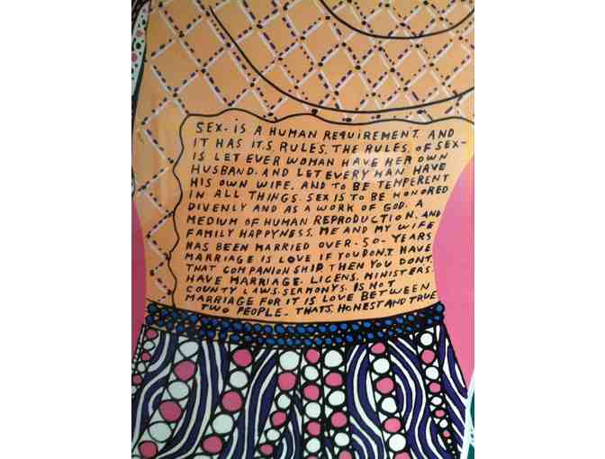 The Rules of Life (Cow Lady) Serigraph, Signed