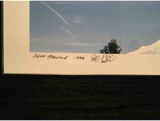Snowboarder Jeff Brushie 1993 Signed Framed Photo