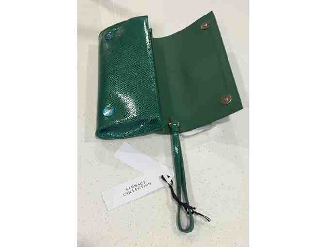 Versace Collection Green Clutch