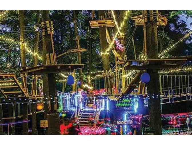 Two tickets to the Adventure Park at Sandy Spring