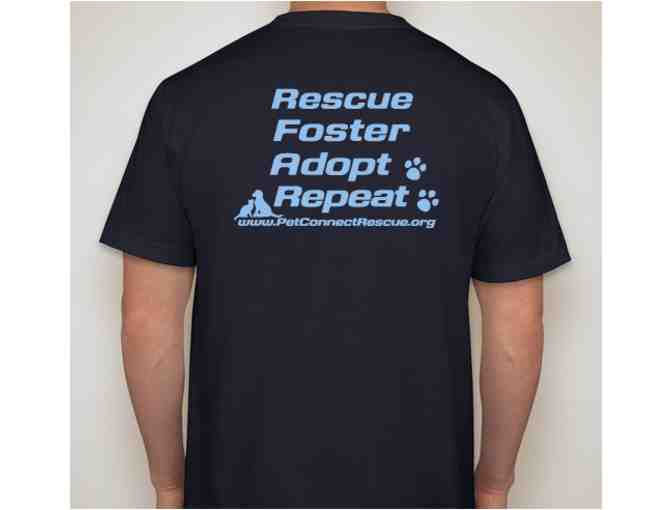 PetConnect Rescue Unisex LARGE Navy Short-Sleeve Unisex T-Shirt