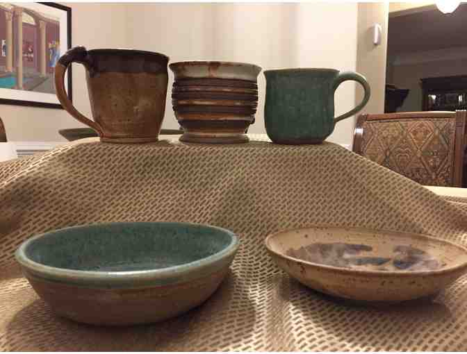 Hand-made Pottery Mugs and Bowls