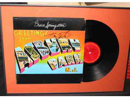 Bruce Springsteen Autographed Album: "Greetings From Asbury Park"