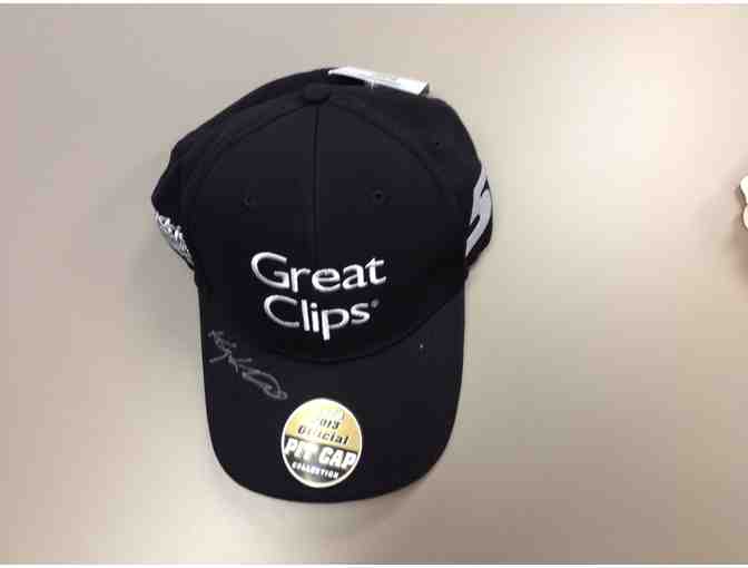 Autographed Kasey Kahne #5 Great Clips baseball cap