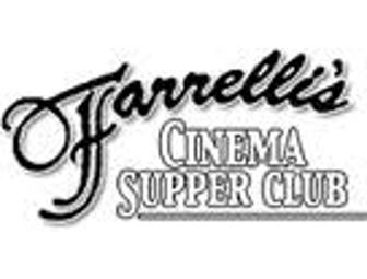 $50 Gift Card to Farrelli's Cinema Supper Club