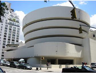 4 Passes to The Guggenheim, Natural History, and Brooklyn Museum of Art, with Catalogues