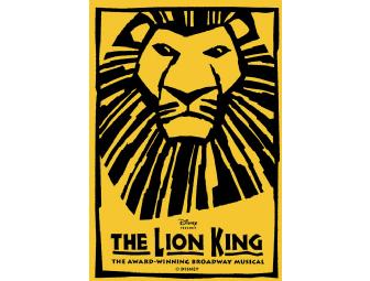 DISNEY'S THE LION KING: Backstage Visit, Two Tickets & CD