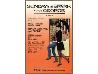 SUNDAY IN THE PARK WITH GEORGE: Signed Items by Stephen Sondheim & James Lapine
