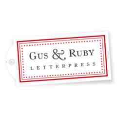 Gus and Ruby Letterpress