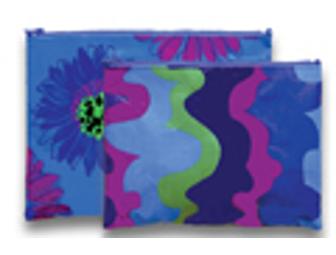 Mixed Bag Designs Girls Groovy Flower Set with Lunch Sack and 2 Zipper Pouches