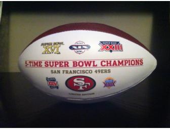 49er Football Signed by Jim Harbaugh