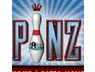 $30 Gift Certificate to Pinz Bowling