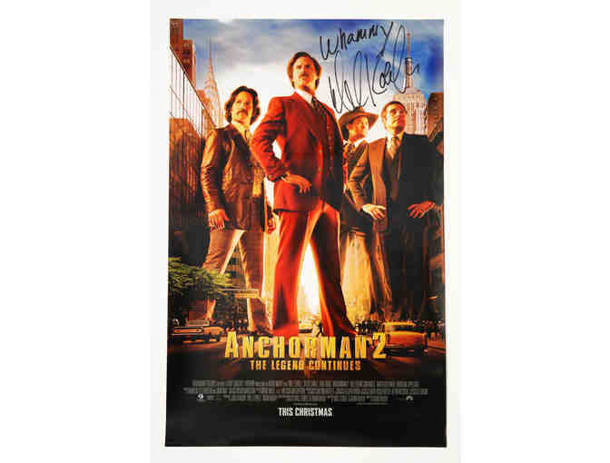 ANCHORMAN Signed DVD, Poster and Action Figure Package