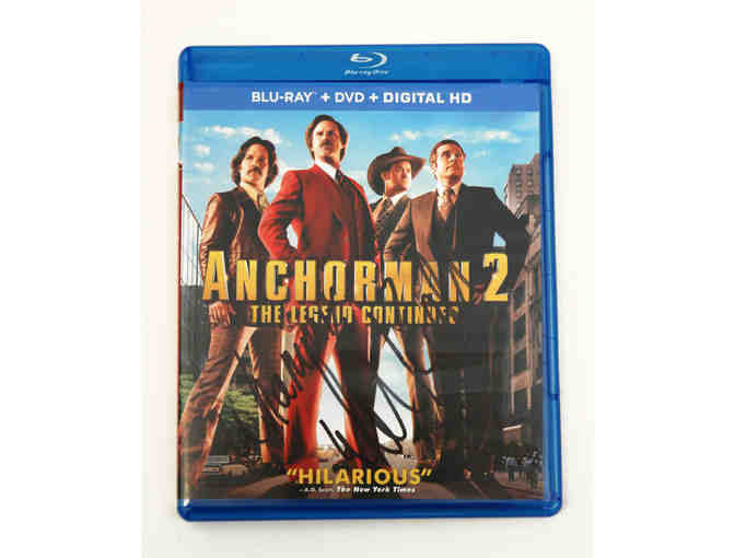 ANCHORMAN Signed DVD, Poster and Action Figure Package
