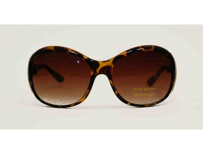 JOAN RIVERS High Fashion Sunglasses in Cheetah Print Case