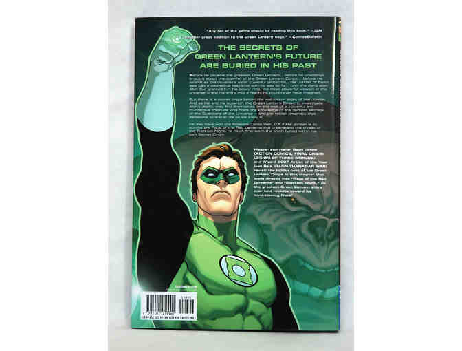 GREEN LANTERN: SECRET ORIGINS Hard Cover Book Signed by Geoff Johns