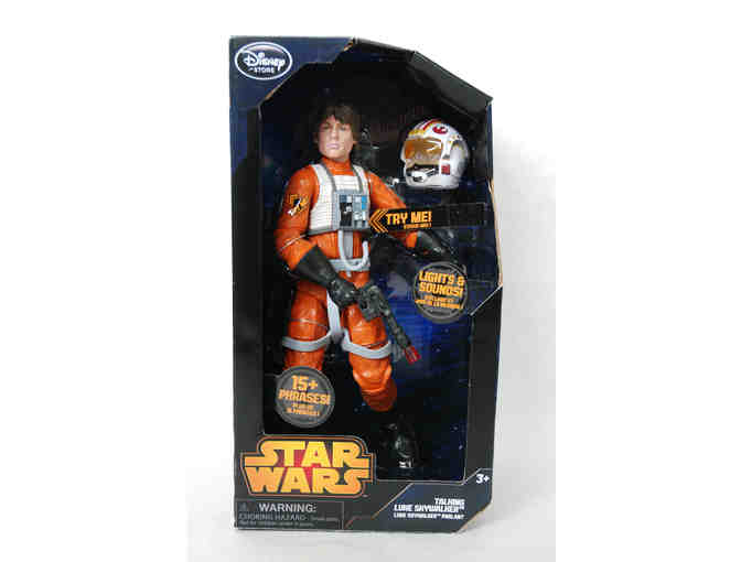 STAR WARS Talking LUKE SKYWALKER Figure + Books!
