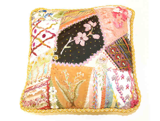 Set of Three Hand Made Decorative Throw Pillows