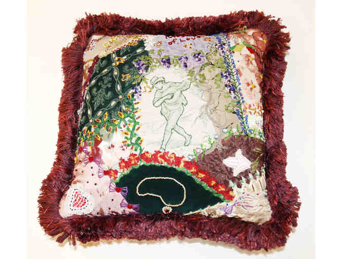 Set of Three Hand Made Decorative Throw Pillows