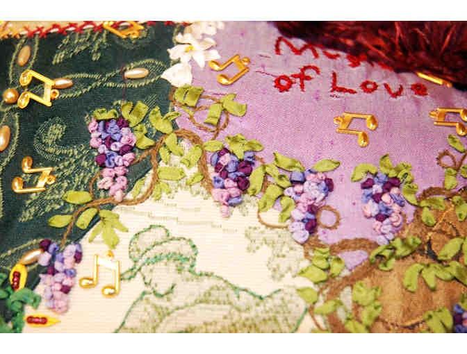 Set of Three Hand Made Decorative Throw Pillows