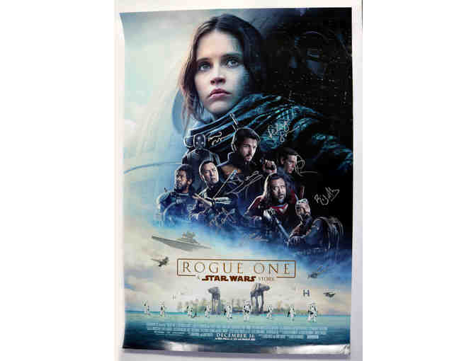 ROGUE ONE - Cast Signed Movie Poster