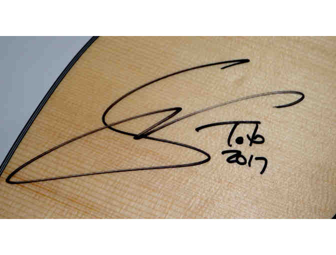 Signed Acoustic Guitar By Band TOTO