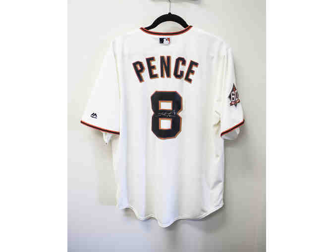 Signed Baseball Jersey by Hunter Pence from the San Francisco Giants