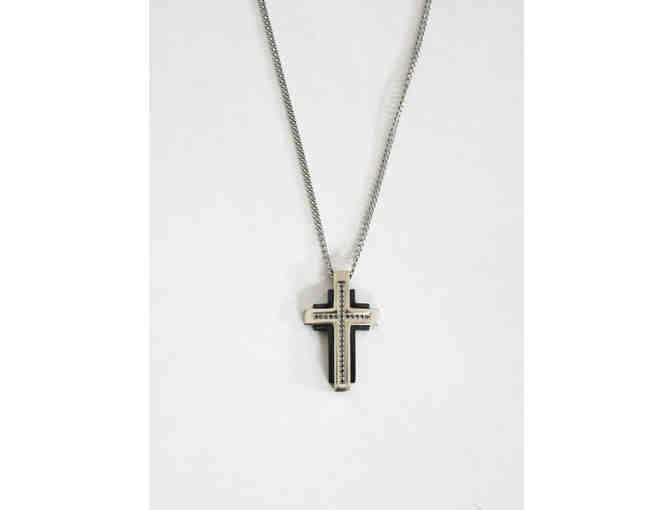 24' Stainless Steel Cross Necklace