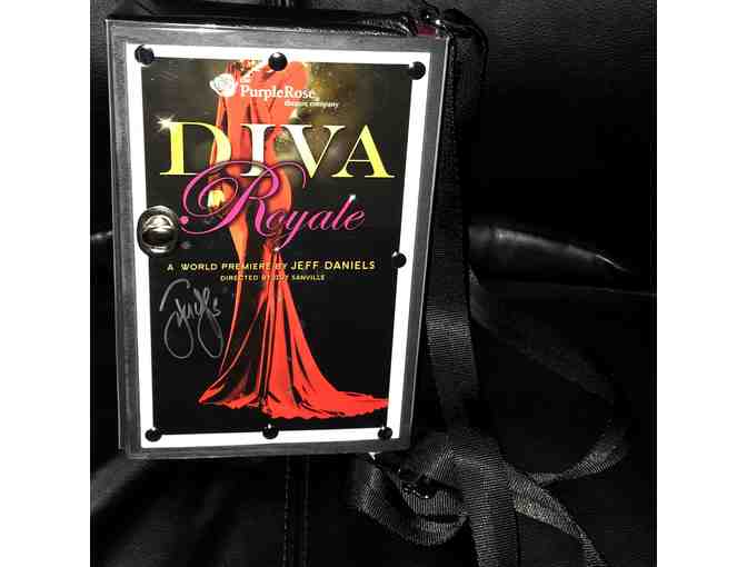 Jeff Daniels Signed 'Diva Royale' Playbill Purse