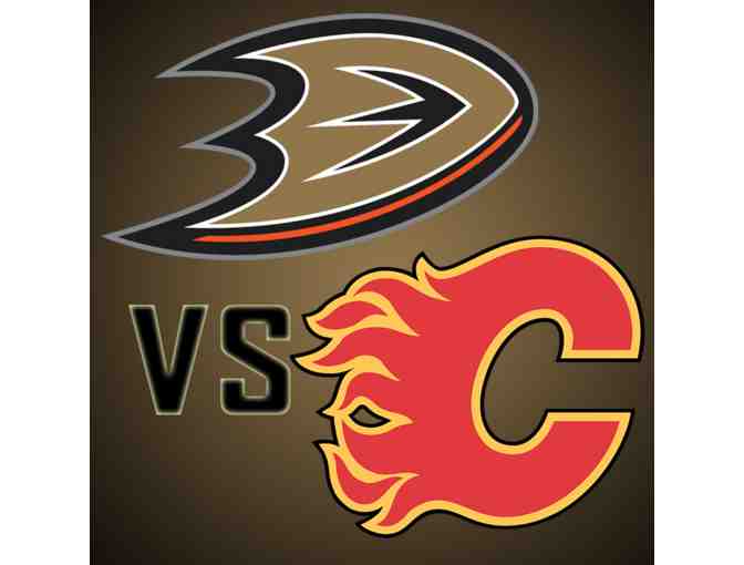 2 Tickets for Calgary Flames vs. Anaheim Ducks - April 2nd
