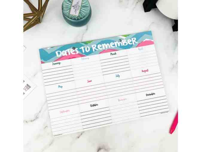 Monthly Desk Calendars - Through June 2022