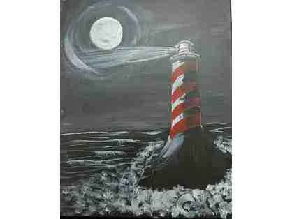 Lighthouse Painting by Local Artist