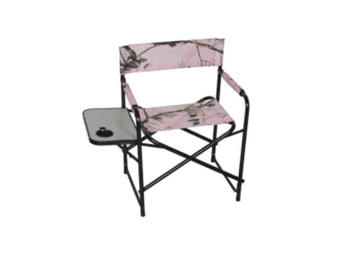 Kings River Pink Camo Director Chair w/Table - Photo 1