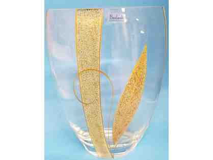 Badash Crystal Arianna Leaf Vase from Northwood Gallery